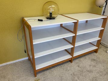 GRATIS Open dressoir kast van hout, opbergkast, stelling