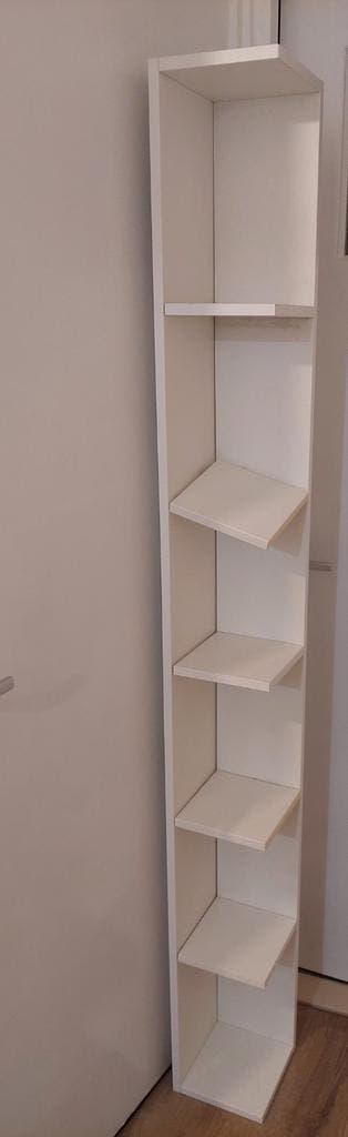 Wit hoekmeubel met planken *gratis ophalen *
