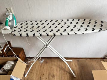 Gratis strijkplank en strijkijzer