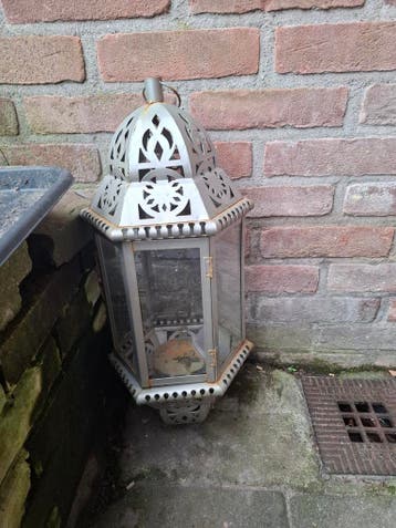 Decoratieve metalen lantaarn - Oosters/Vintage stijl
