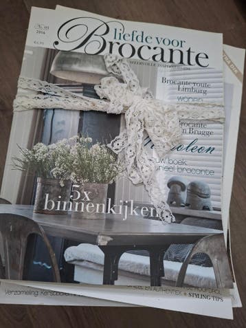Tijdschriften, liefde voor brocante