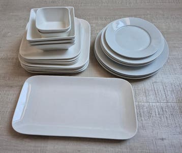 Servies set wit – gratis af te halen