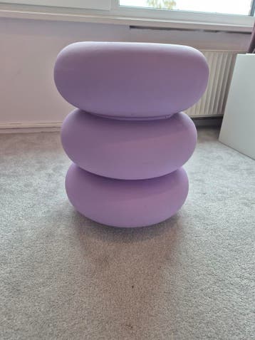 Paars bijzettafeltje met schade gratis