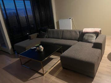 Comfortabele 3-delige loungebank - Hoekbank gratis