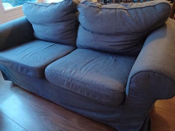 Moet vandaag weg: IKEA Ektorp 2-zitsbank grijs