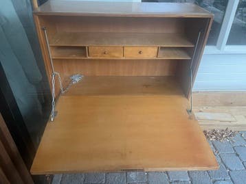 Vintage bureau/secretaire - Gratis af te halen
