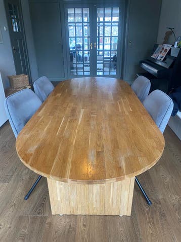 Eettafel 90x220