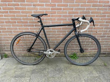 Fixie fiets zwart
