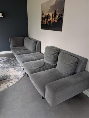 Moderne passepartout bank - 360 cm lang