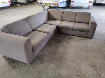 Grijze hoekbank - gratis af te halen