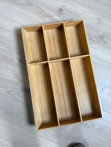 Gratis bamboe bestekbak Ikea