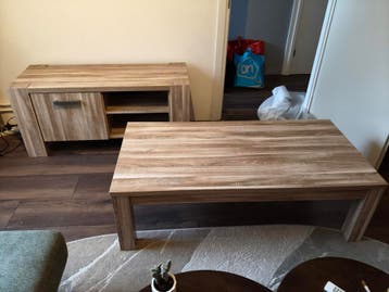 Gratis ophalen tv meubel en salontafel set