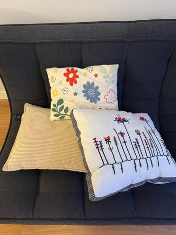 Kussens alles gratis (tot zaterdag)