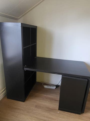 Kallax bureau opstelling