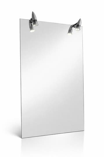 GRATIS spiegel met spotjes - 114 x 65 cm