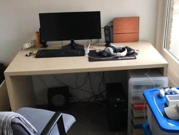 Gratis bureau 140x75x75