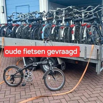 oude fietsen gevraagd gratis ophaalservice