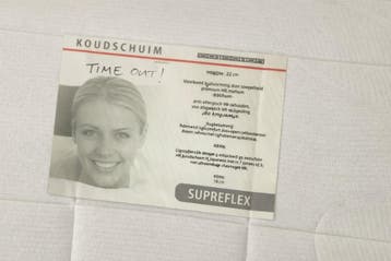 Twee koudschuim matrassen 90 bij 200