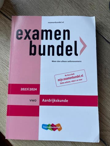 Examenbundel vwo aardrijkskunde 2023/2024