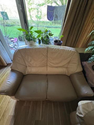 Comfortabele 3-zits bank, 2-zits bank en fauteuil