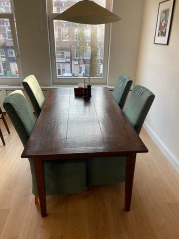 Eetkamerstoelen donkergroen