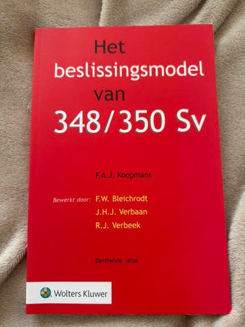 Het beslissingsmodel van 348/350 Sv - Strafrecht