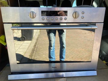 Inbouw magnetron-hete lucht oven. Pelgrim type MAG694RVS/P04