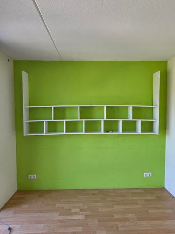 4 Houten wandrekken - Gratis af te halen