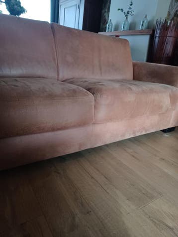 Comfortabele bruine bank - Gebruikt