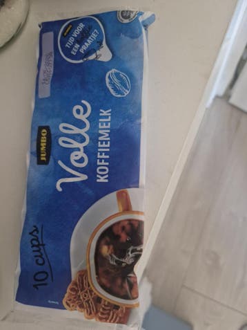 Gratis pak koffiemelk cupjes