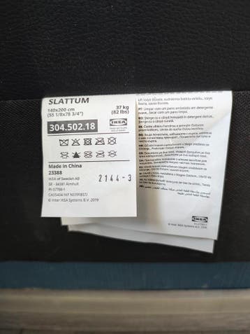 Ikea bed Slattum 140x200