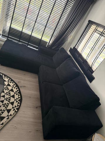 GRATIS zwarte hoekbank ZSM OPHALEN!!!!