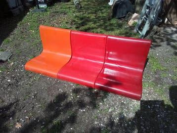 Vintage stoelen McDonald's polyester