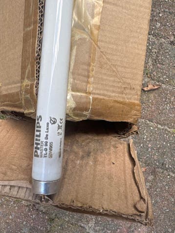 14x Nieuwe Philips TL-buizen in kokertjes