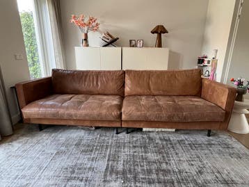 Buine leren bank - gratis afhalen!!