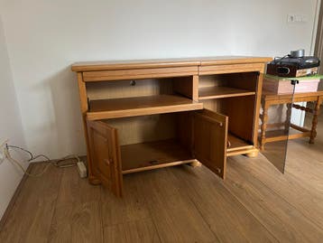 Eikenhouten TV-meubel met opbergruimte