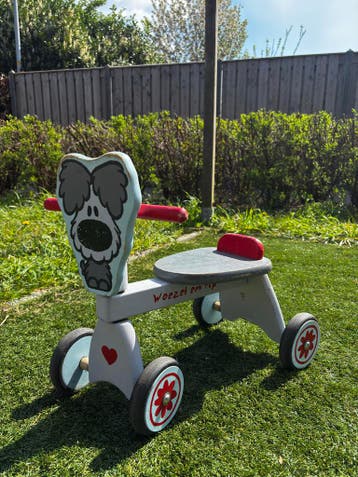 Houten Driewieler Woezel & Pip