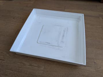 Lekbak wasmachine 70x70x10 cm (gratis)