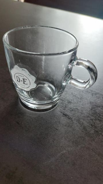 Gratis D.E koffie kopje - Glas