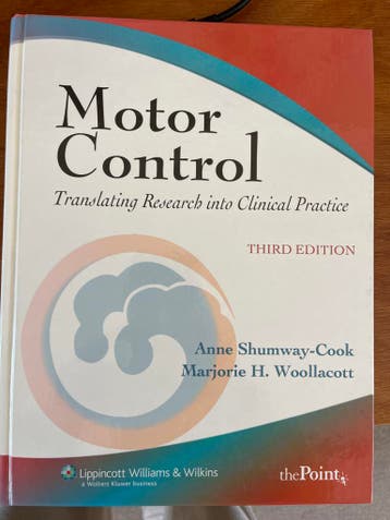 Motor Control boek, Engels