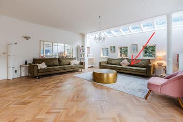 whkmp's eco-leren 4 zitsbank Lexington Hoek ·