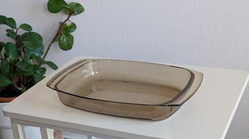 Glazen Ovenschaal - Bruin