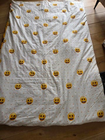 Emoji dekbed