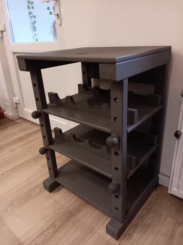 Gratis houten wijnrek / drankenrek