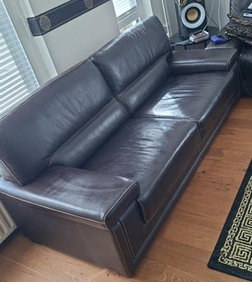 Leren hoekbank 2- en 3-zits