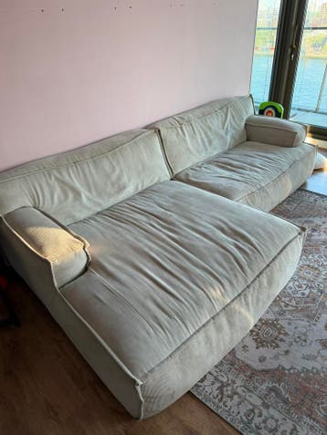 Ribstof bank - Gebruikt - Gratis afhalen in Rotterdam