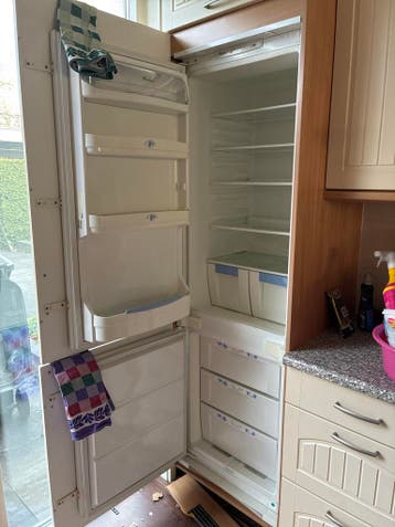 Inbouw koelkast met vriesvakken