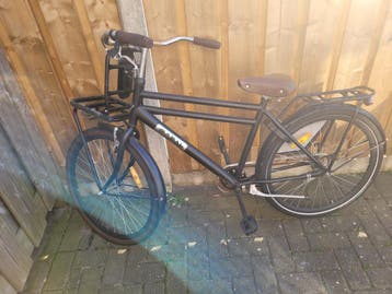 Te koop, Popal Zwarte herenfiets 26