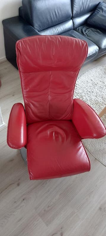 Rode relaxfauteuil