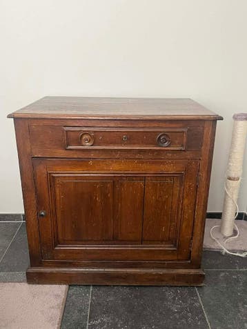 Gratis Wandkast / wandmeubel bruin eiken